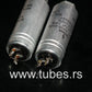 Two vintage Siemens PIO capacitors 1.0 uF / 400V Klangfilm tube audio