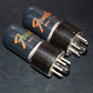 Platinum matched pair 6V6GTA FENDER Black Coated