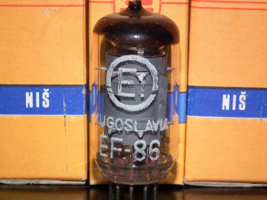 EF86 EI Philips 6267 NOS Made back in 80s in Nis Yugoslavia