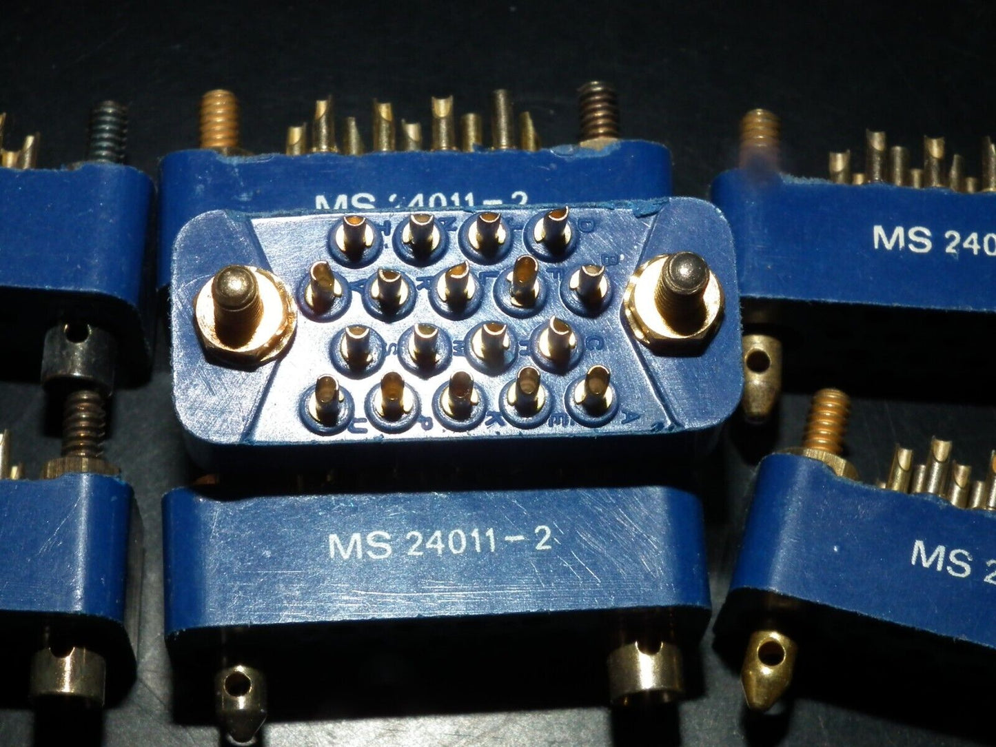 MS24011-2 Continental Connector NOS GOLD PLATED MS 24011-2 New Old Stock USA