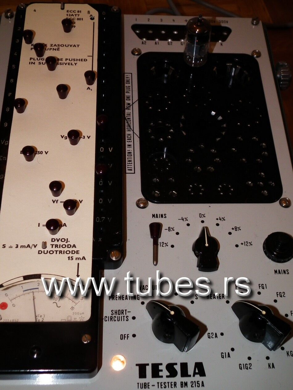 ECC81 12AT7 Philips Holland Flat Foil Crossbar D Getter (Used, matched pair)