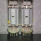 EL84 6BQ5 RFT Germany - NOS platinum matched pair early 60s - RARE WELDED PLATES