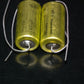 Two vintage MP capacitors 0.25 uF  250V Rifa Sweden PIO - Paper in oil capacitor
