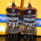 Matched Pair 5654 6AK5W EF95 Mullard Philips Square Getter Microphone