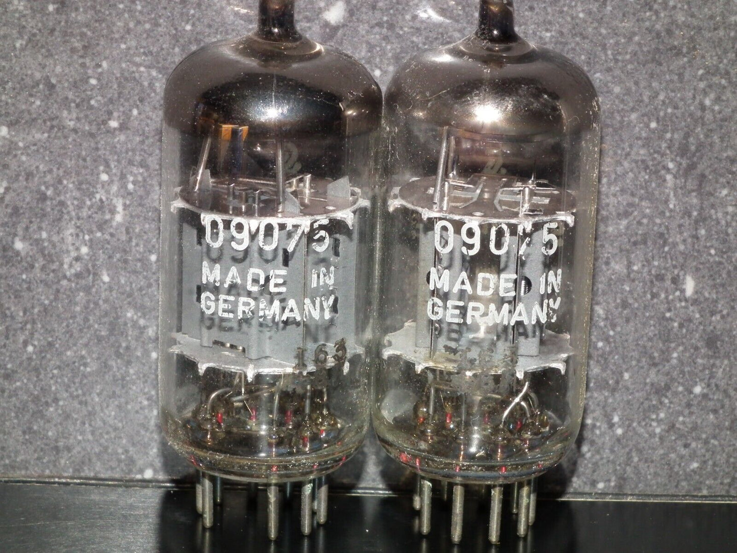Pair ECC83 Siemens 12AX7  Used Tested 85% Double Getter Support Munich Codes