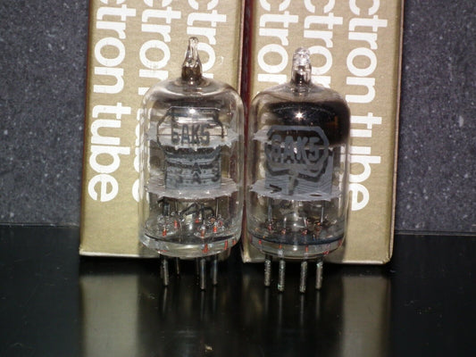 Matched pair 6AK5 EF95 CEI USA NOS NIB Rare Square Getter (Little Dot amps)