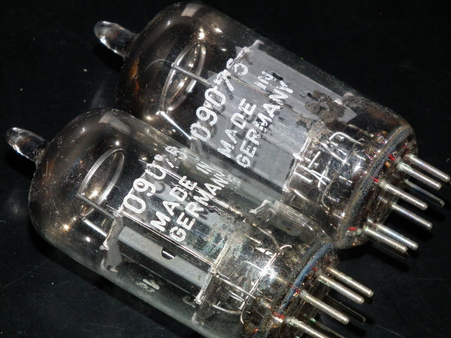 Pair ECC83 Siemens 12AX7  Used Tested 85% Double Getter Support Munich Codes