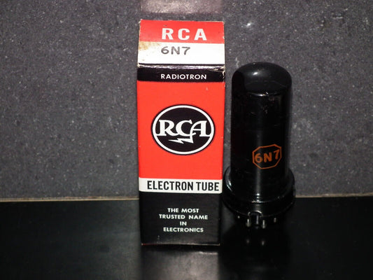 6N7 RCA NOS NIB Tested 100% Balanced sections