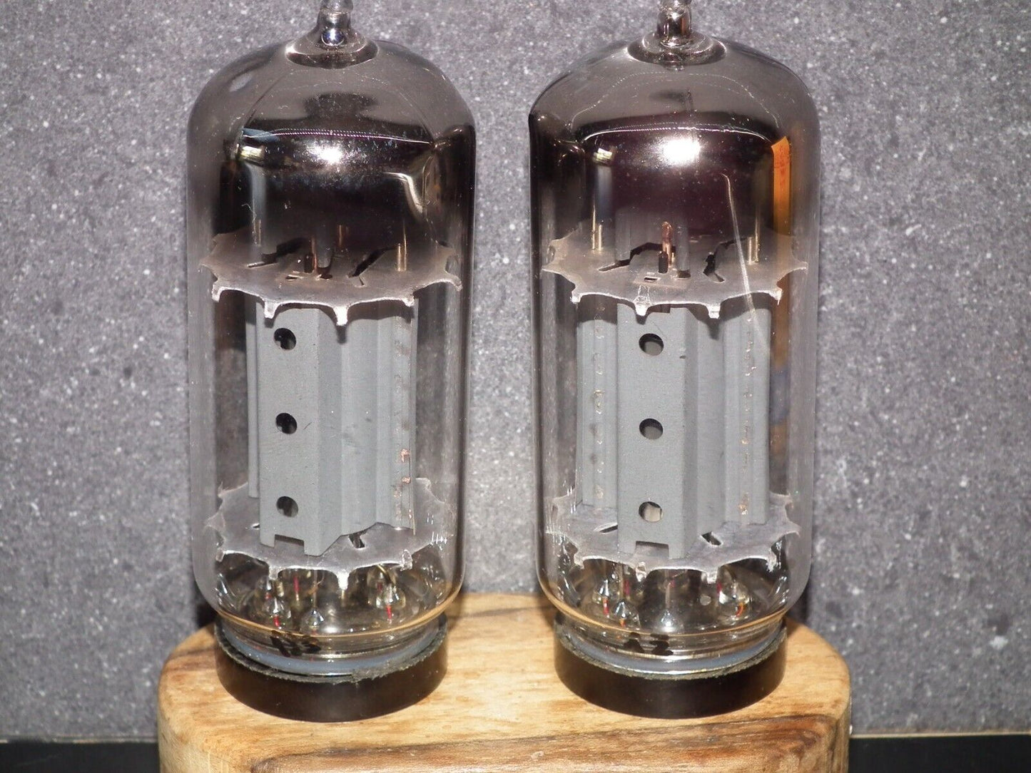 6L6GC EI Yugoslavia Platinum Matched Pair NOS NIB Welded Anodes