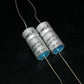 Two NOS vintage Siemens MKL Capacitors 4.7mfd 63V  Klangfilm West Germany 1968