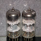 NOS Matched Pair ECC81 Telefunken 12AT7 Diamond Bottom Same Codes West Germany