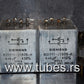 Two vintage Siemens PIO capacitors 4+4 uF 160V Klangfilm Made in W. Germany 1978