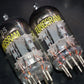 PCC85 Tungsram Austria Platinum Matched Pair NOS NIB Thick Getter late 50s NoL