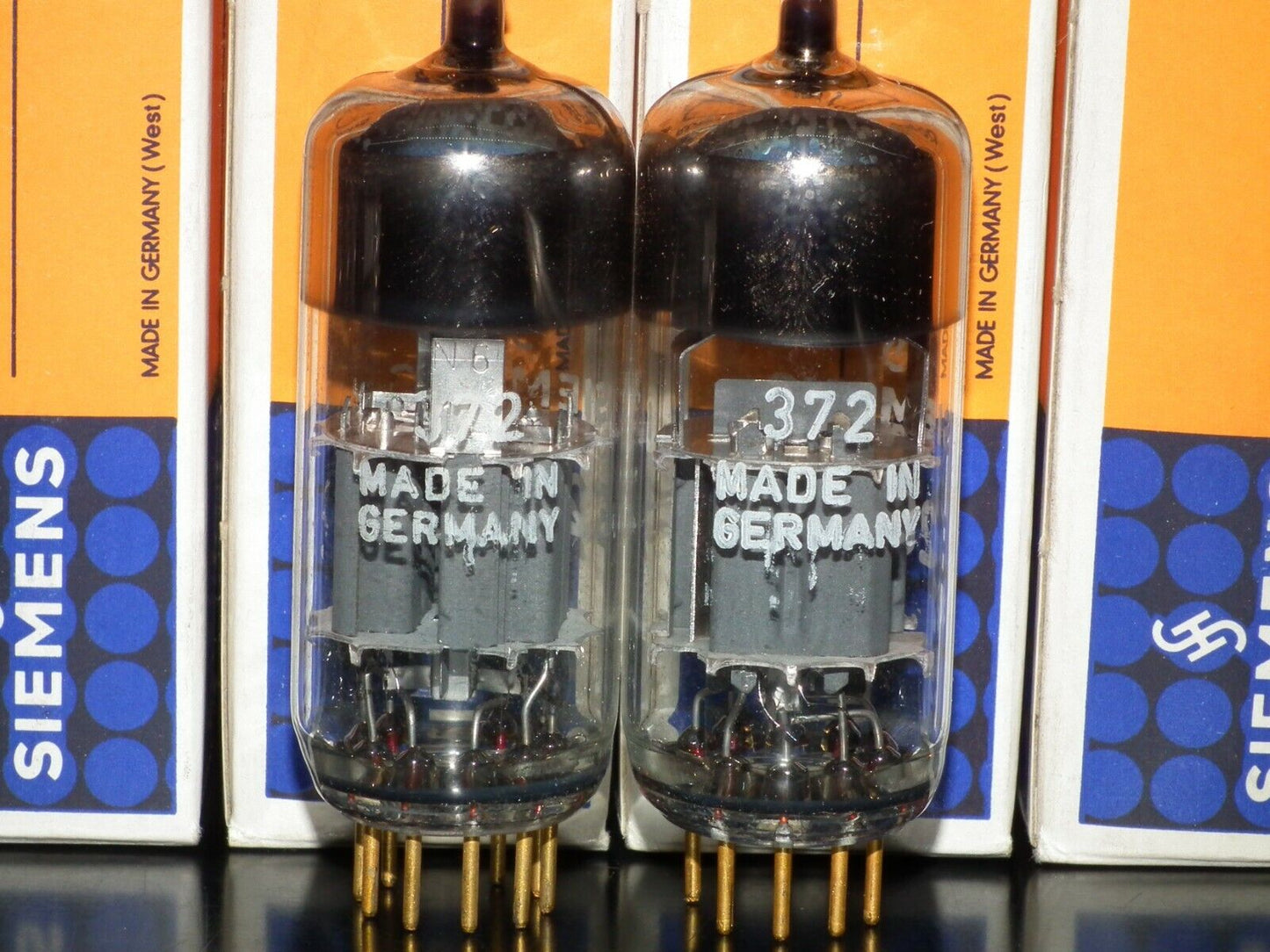 E288CC Siemens 8223 Platinum Matched Pair NOS NIB Munich Tube Plant