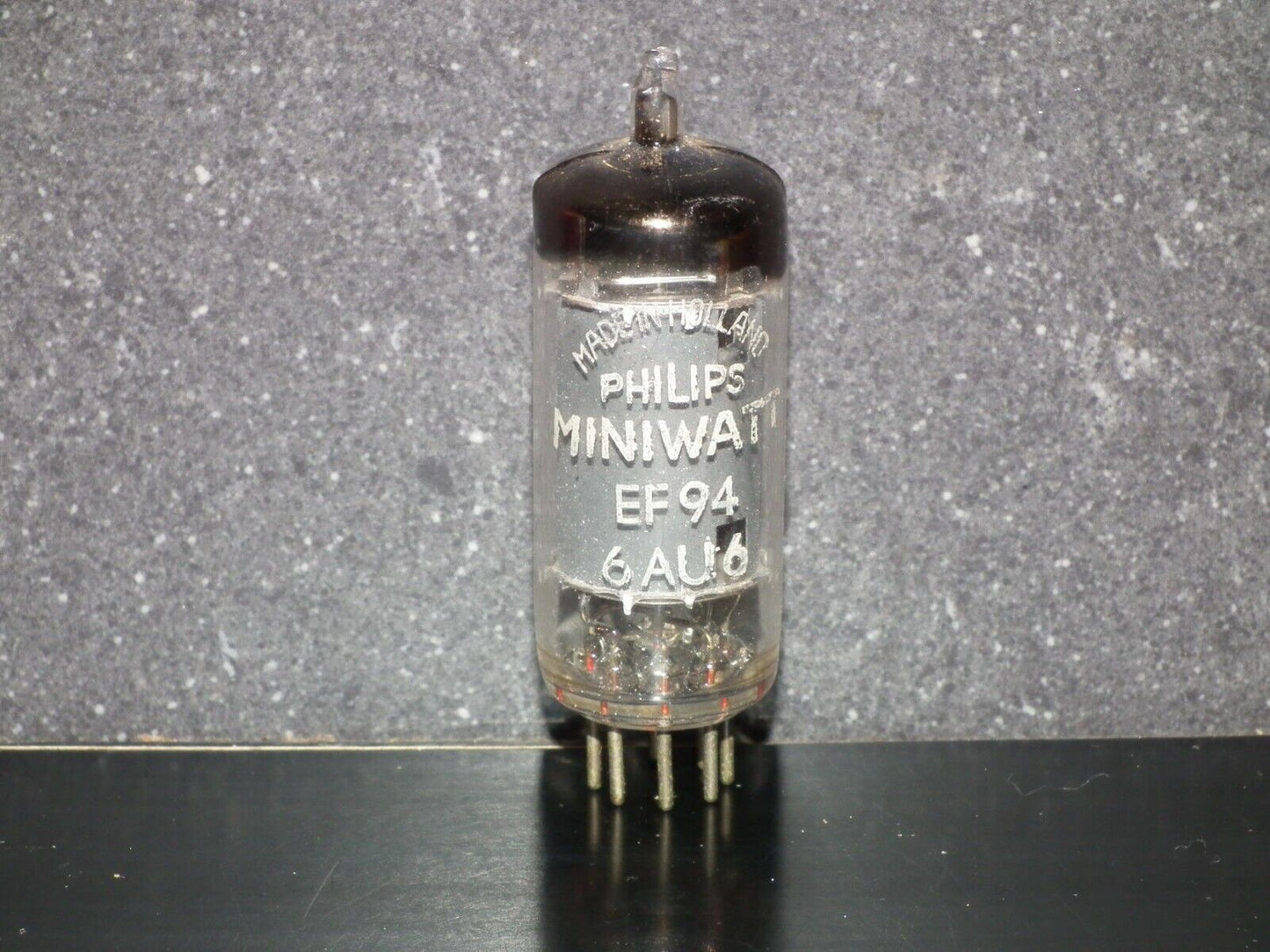 NOS NIB EF94 6AU6 Philips Holland RARE Square Getter 50s Microphone Pentode