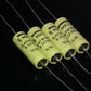 Four 4 NOS vintage Siemens MKL Capacitors 470nF 100V Klangfilm West Germany 70s