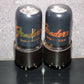 Platinum matched pair 6V6GTA FENDER Black Coated