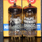 Matched Pair Philips E88CC 6922  (Rare Curved D Getter) Used tested NOS