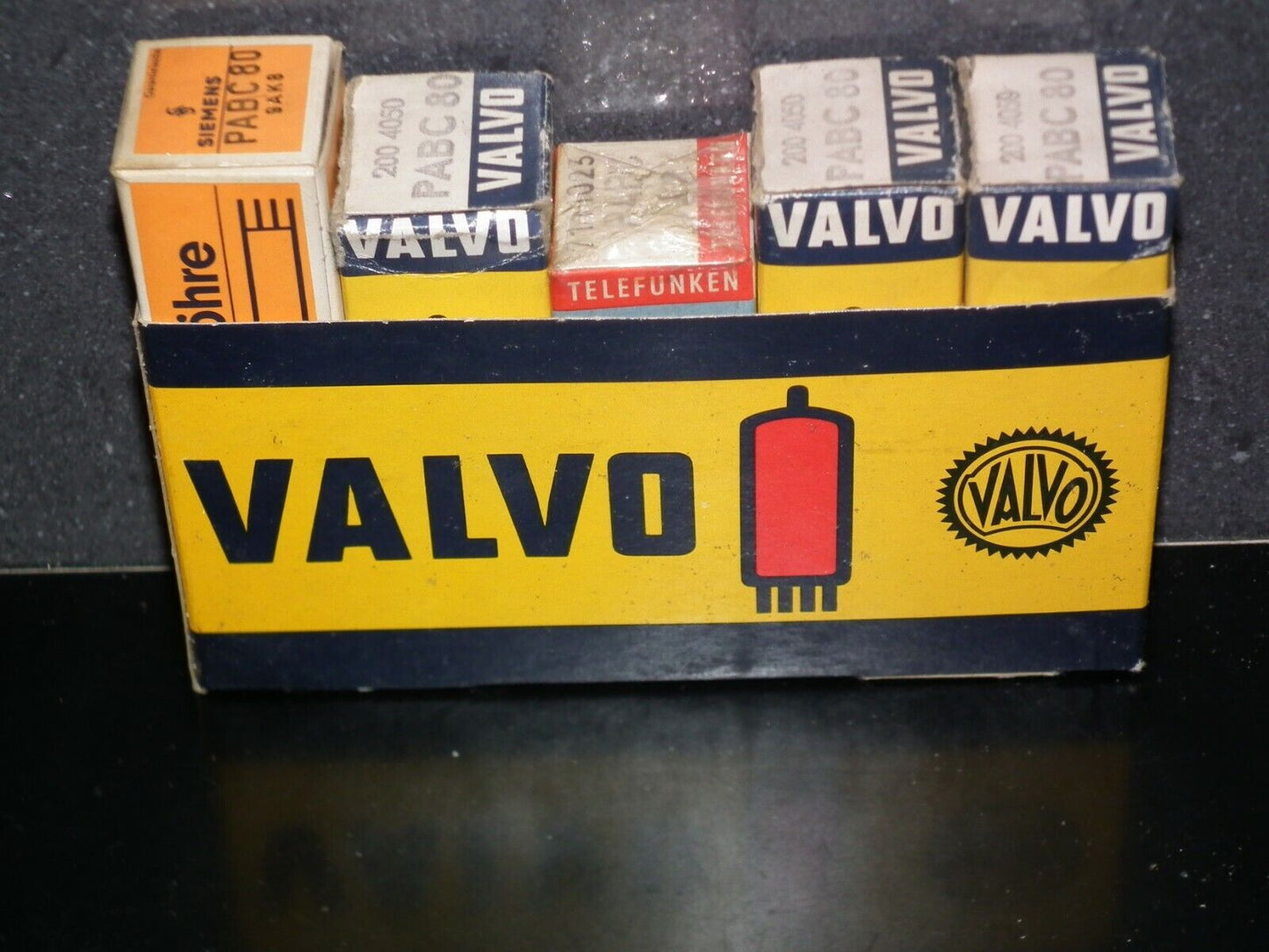PABC80 Valvo Siemens Telefunken Tungsram Tesla 9AK8 NOS NIB
