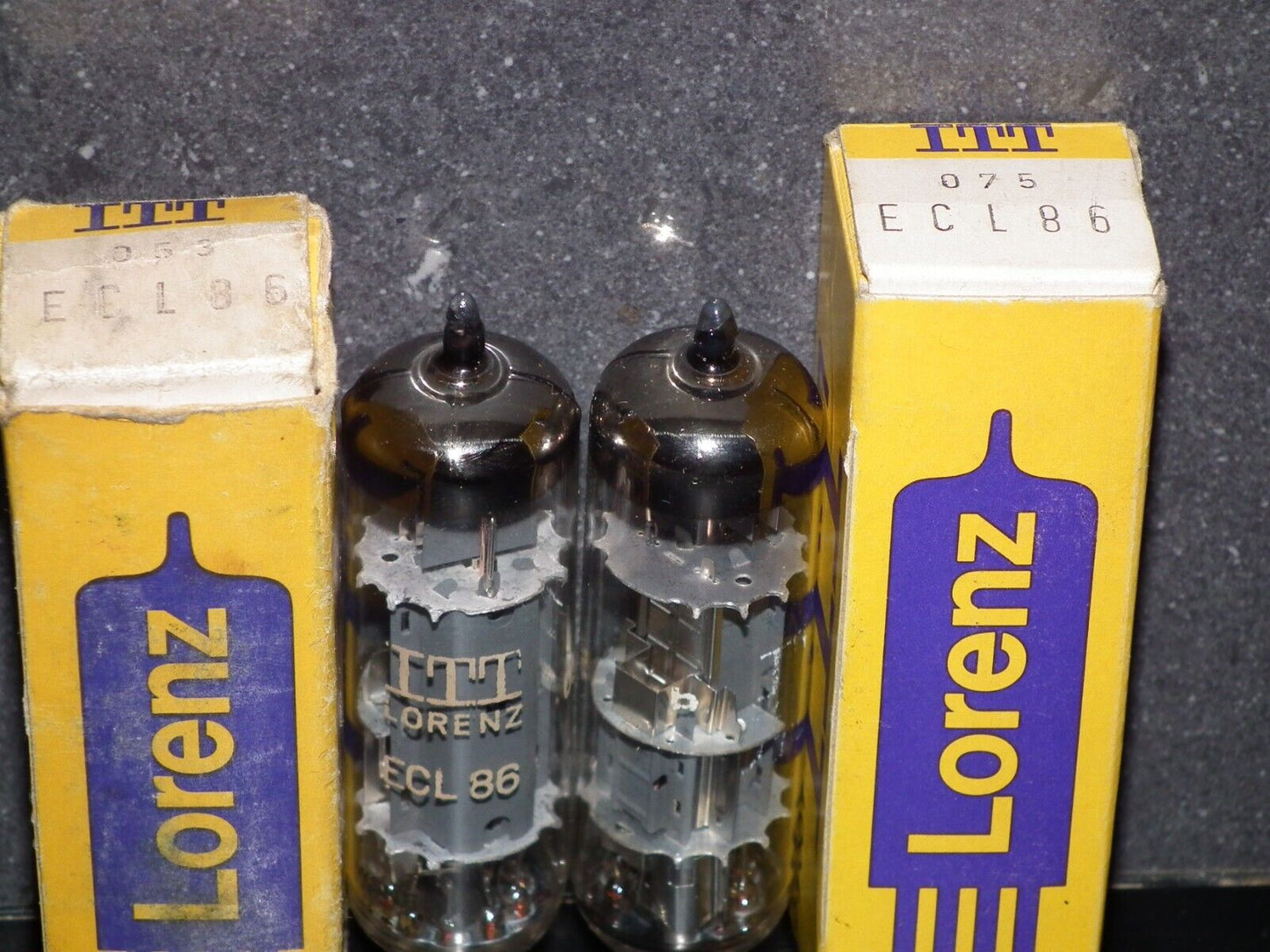 ECL86 6GW8 ITT Lorenz Platinum Matched Pair Used, tested