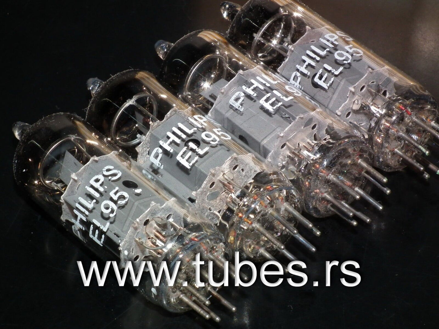 EL95 6DL5 Philips platinum matched quad (4 tubes) NOS NIB