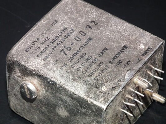 CLANSMAN RADIO PRC320 Oscillator BULOVA TCXO-42A 1.75 MHz 5820-99-622-5017 NOS