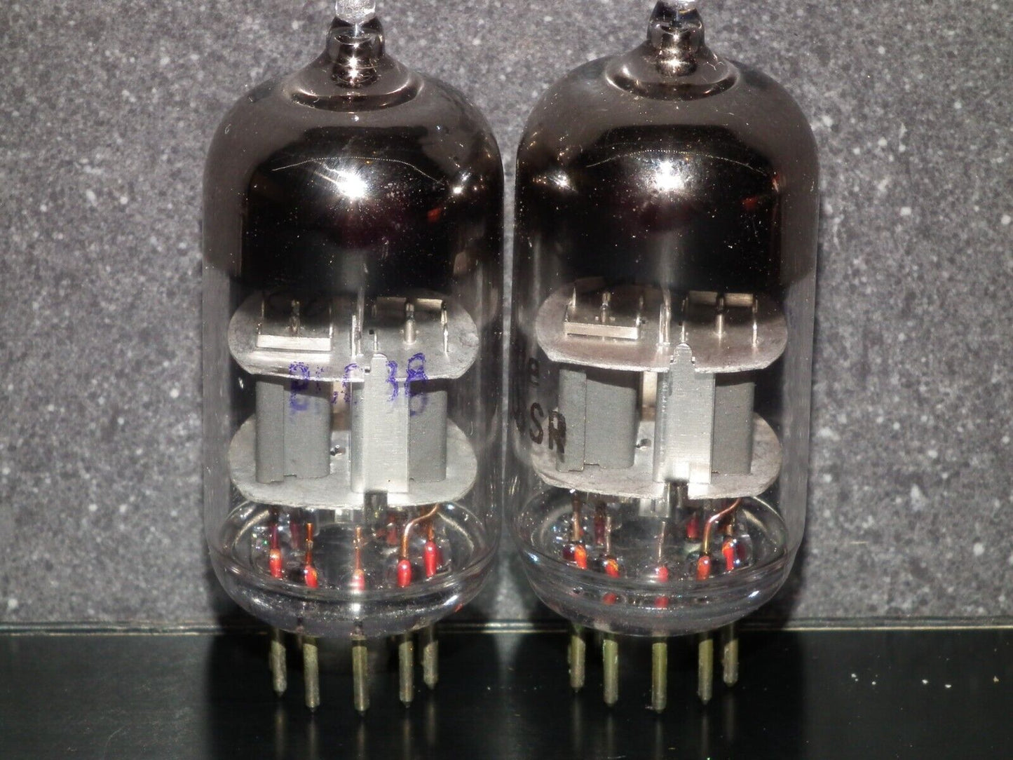6N23P Reflektor Holy Grail 1975 SWGP Silver Shields NOS Matched Pair E88CC ECC88