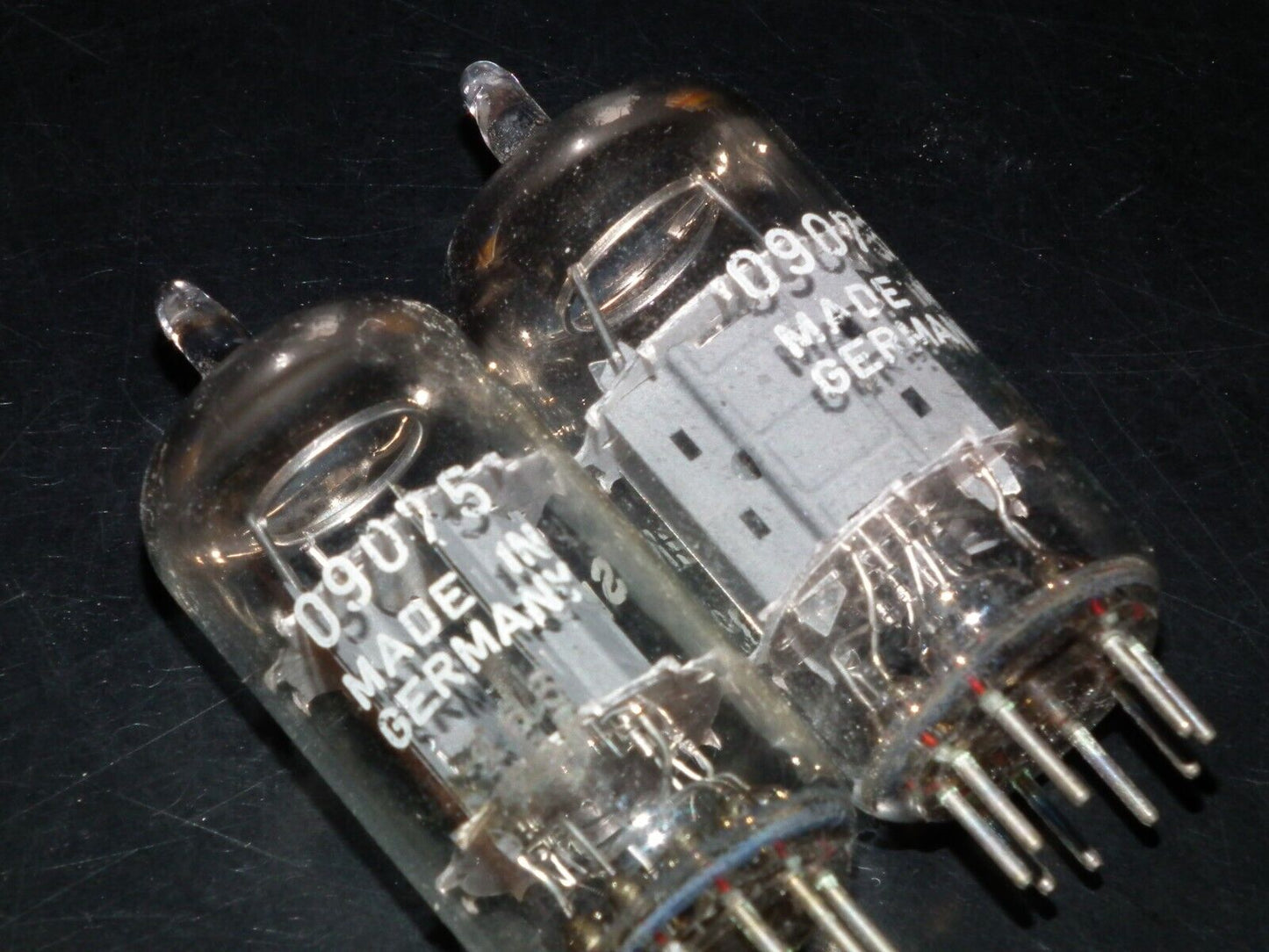 Pair ECC83 Siemens 12AX7  Used Tested 85% Double Getter Support Munich Codes