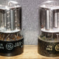 Platinum Matched Pair Sylvania 6SL7GT NOS JAN Boxes Silver Plates US 1954