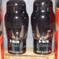 Matched pair 6L6GA BRIMAR UK Black coated glass, close serial numbers, FENDER