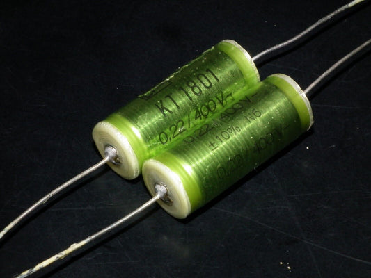 Pair (2 pcs) ERO GOLD Audio Grade 220nF 400V Polypropylene Capacitor NOS 0.22u