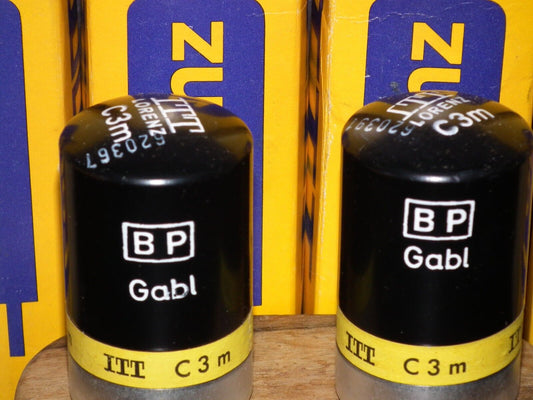 C3m ITT Lorenz NOS NIB Platinum Matched Pair The same batch - close code numbers