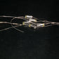 Five (5 pcs) vintage styroflex polystyrene Siemens capacitors 500 pF / 63V NOS