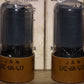 6V6GTY RCA JAN NOS Platinum Matched Pair Brown Base tested 100% Made in USA 1955
