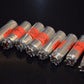 Two (2pcs) styroflex polystyrene Siemens  Klangfilm capacitors 250V 101nF 0.1uF