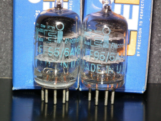 Matched Pair NOS NIB 5654W 6AK5W EF95 CEI RARE Square Getter - Yaqin Little Dot