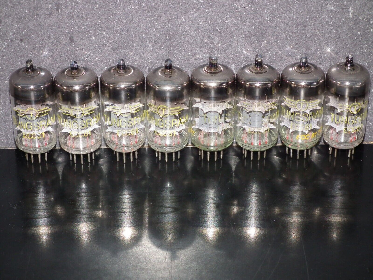 Platinum matched pair ECC81 Tungsram 12AT7