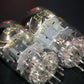 Platinum matched pair ECC81 Tungsram 12AT7 NOS NIB RARE Foil Disc Getter mid 50s