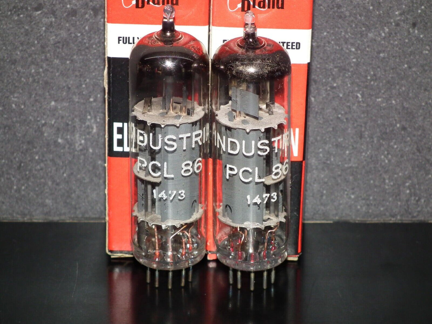 Matched pair (2 tubes) PCL86 Standard Brand - Industrie 14GW8 NOS NIB Germany