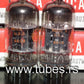 6189 RCA 12AU7 NOS NIB platinum matched pair ECC82 ECC802S Long Life E82CC