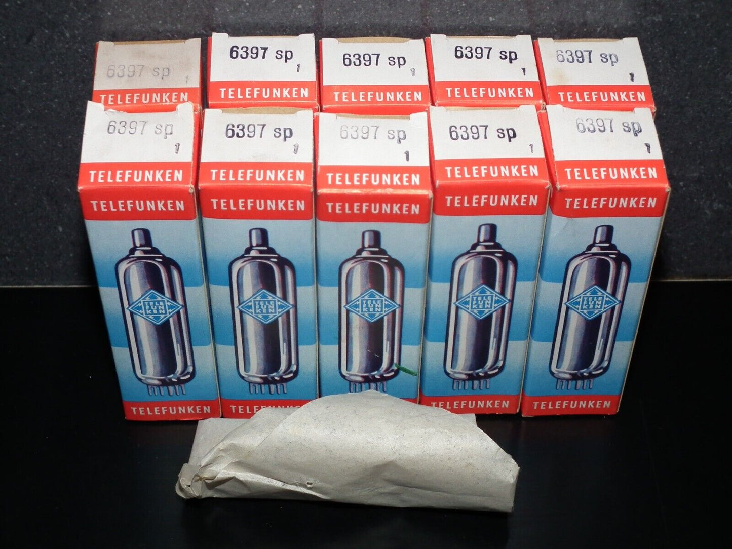 6397sp Telefunken NOS NIB Microphone Pentode Made in Ulm West Germany