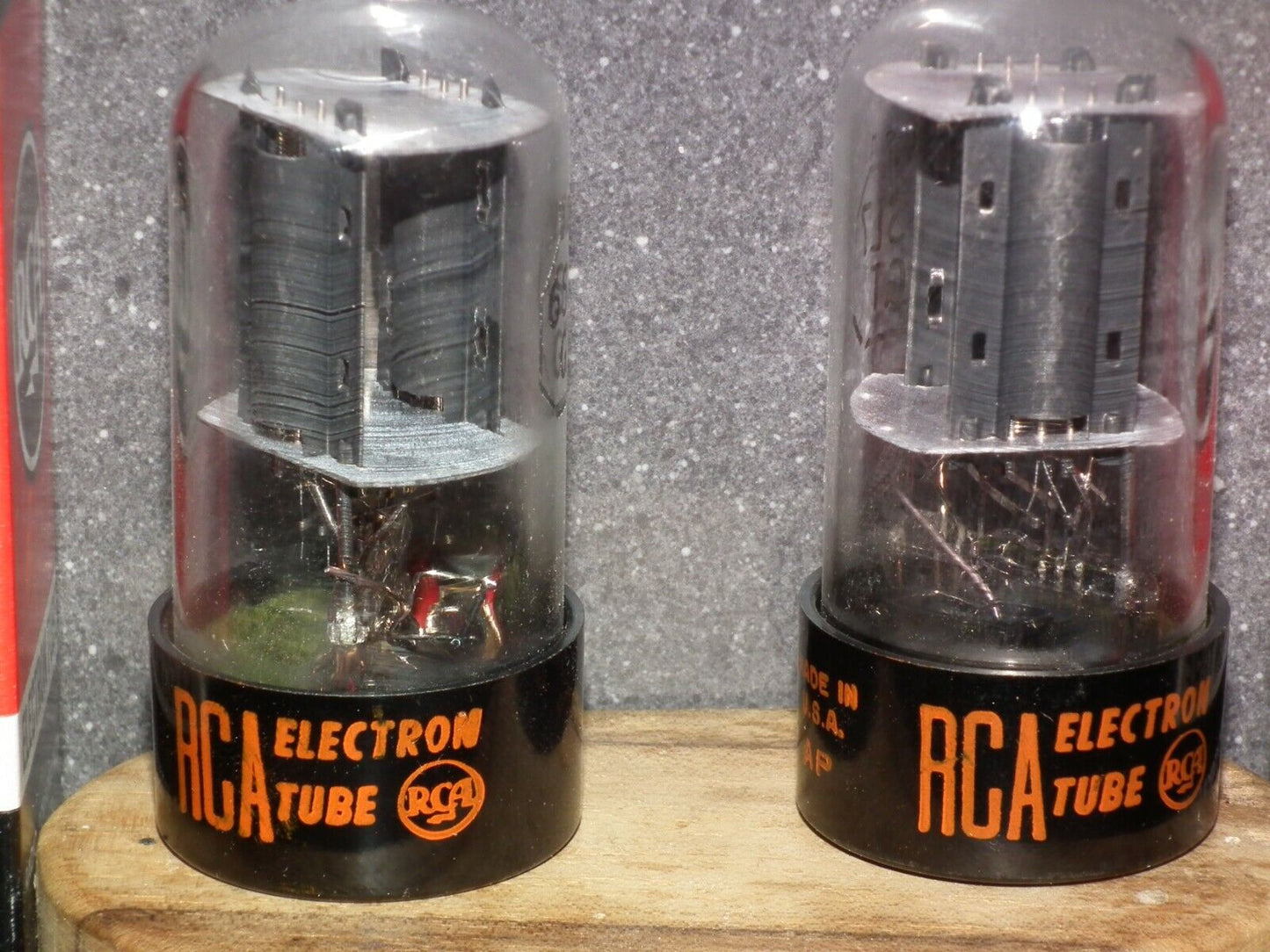 6SL7GT RCA NOS Platinum Matched Pair, the same dates, old type boxes
