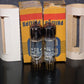 Philips E80CC 6085 Matched pair (Rare FOIL D Getter, PINCHED WAIST!) NOS NIB