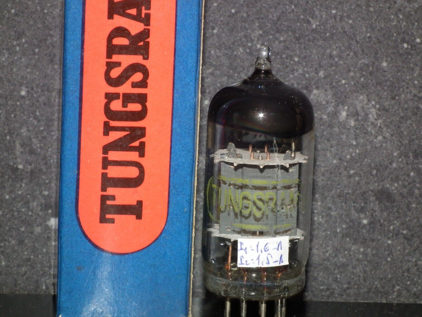 ECC83 Tungsram NOS NIB Ultra RARE Foil getter, welded plates tested 130% 1958