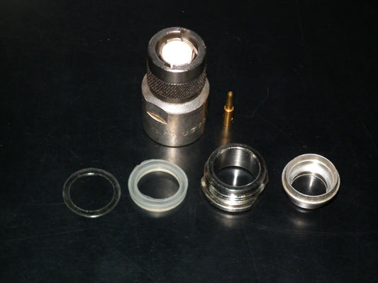 SPINNER COAXIAL CONNECTOR UG707A/U - C Norm Gold Plated Pin West Germany 70s