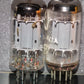 Matched Pair ECC82 12AU7 EI Yugoslavia Telefunken Long Smooth Plates 17mm Used