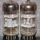 NOS Matched Pair ECC81 Telefunken 12AT7 Diamond Bottom Same Codes West Germany