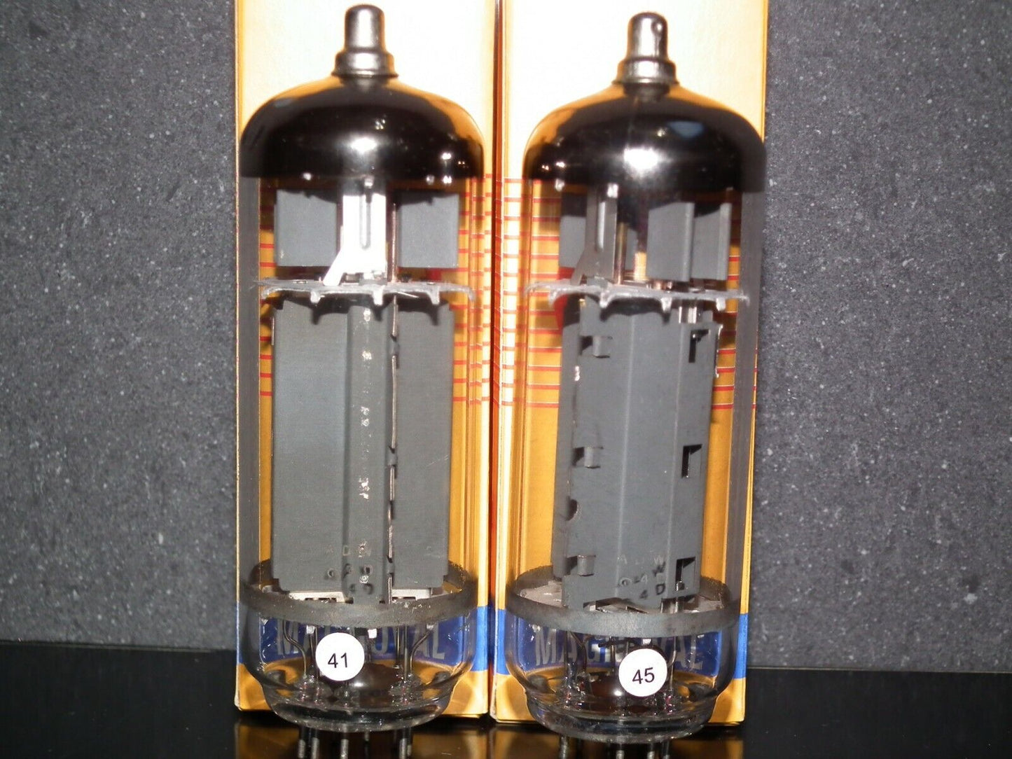 EL519 6KG6 EI Yugoslavia Philips Triple Mica NOS Perfect Pair EAR859