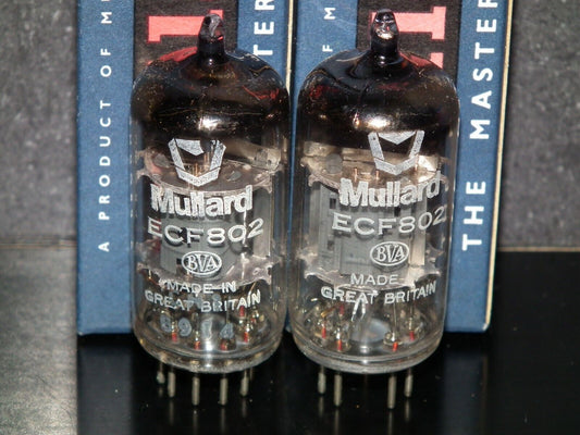 ECF802 Mullard Blackburn NOS NIB 6JW8 Old Type