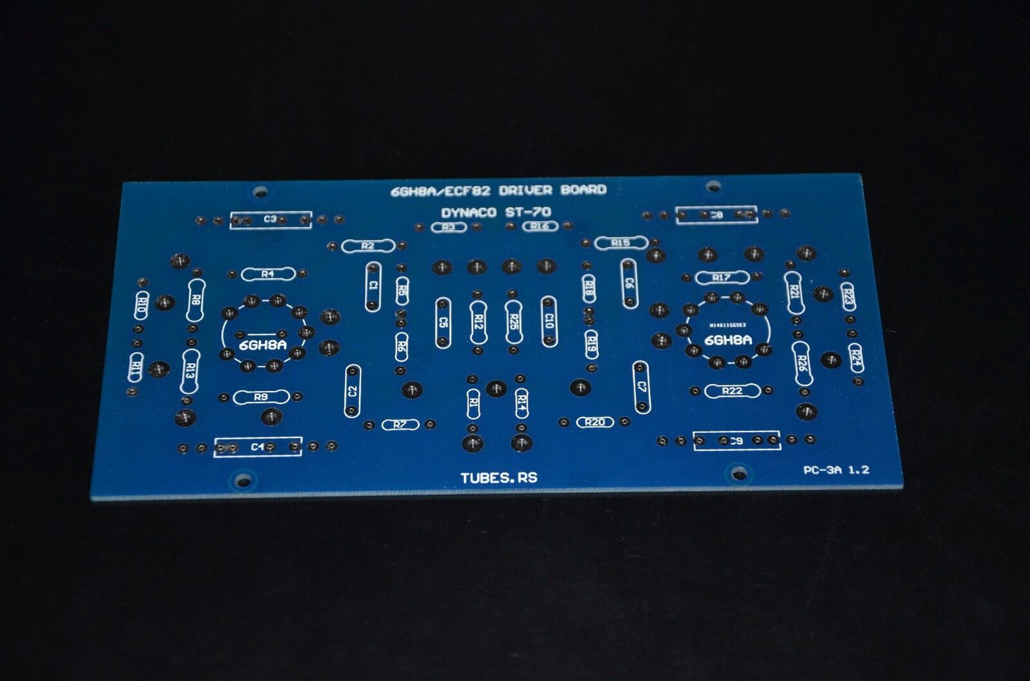 DYNACO ST-70 6GH8A / 6GH8 PC-3 DRIVER BOARD PARTIAL KIT (PCB + TUBES)